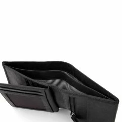 Lucleon California | Slim Black Leather Wallet -MEN WALLETS store 6 4 54