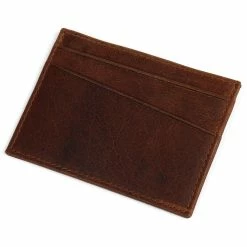 Lucleon Montreal | Tan Mini RFID Leather Card Holder -MEN WALLETS store 6 4 91 1 scaled