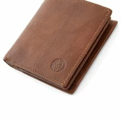 Lucleon California | Slim Tan Leather Wallet -MEN WALLETS store 6 8 6