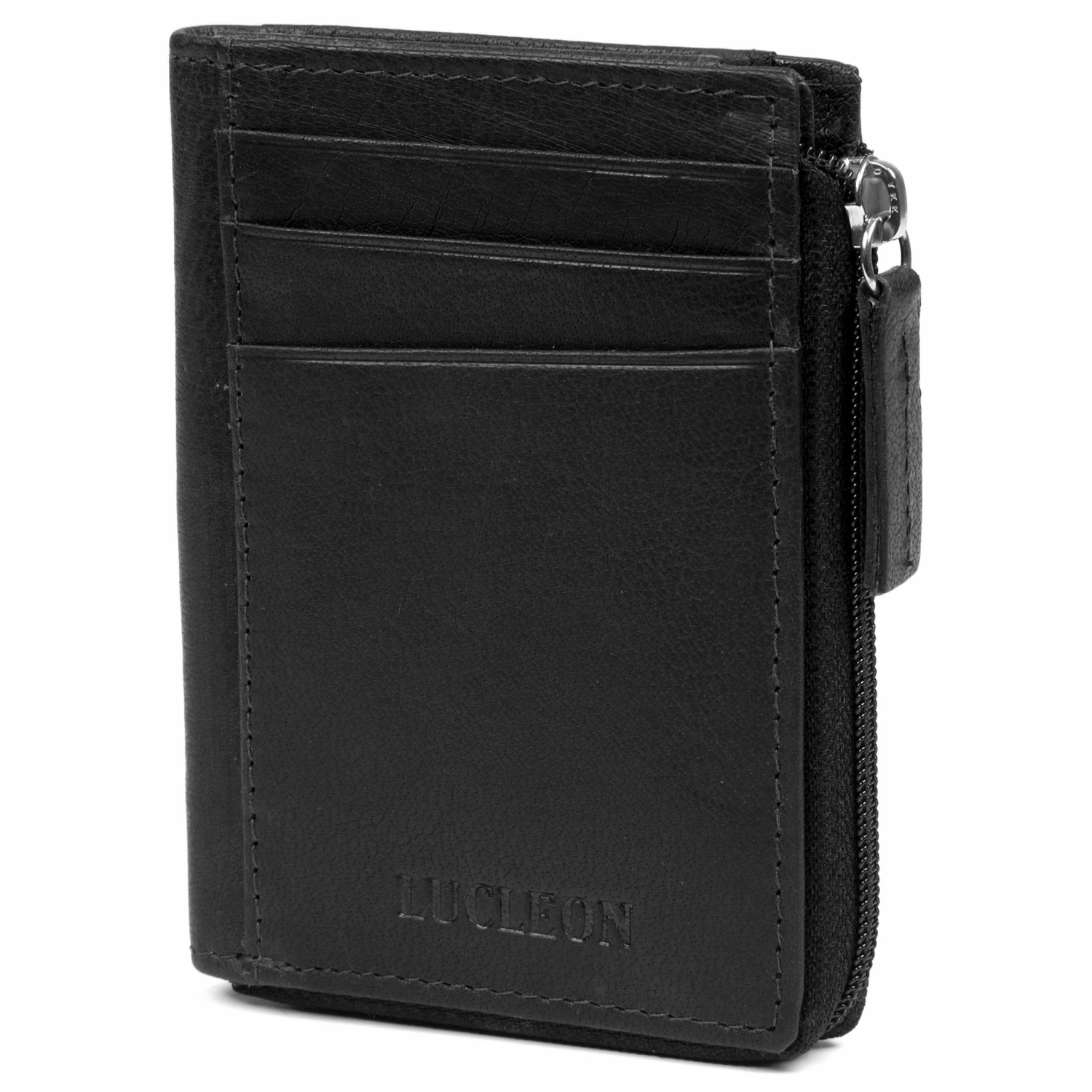 Lucleon Montreal | Casual Black RFID Leather Wallet 1 Lucleon Montreal | Casual Black RFID Leather Wallet