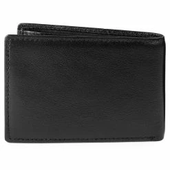 Lucleon Small Black Leather Wallet 9 Lucleon Small Black Leather Wallet -MEN WALLETS store 7 3 copy 9