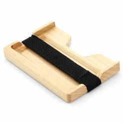 Collin Rowe Simple Maple Wood Card Holder -MEN WALLETS store 7 4 41