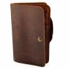 Collin Rowe Brown Leather Bifold Wallet