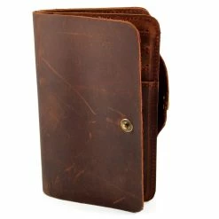 MEN WALLETS store 36 Collin Rowe Brown Leather Bifold Wallet