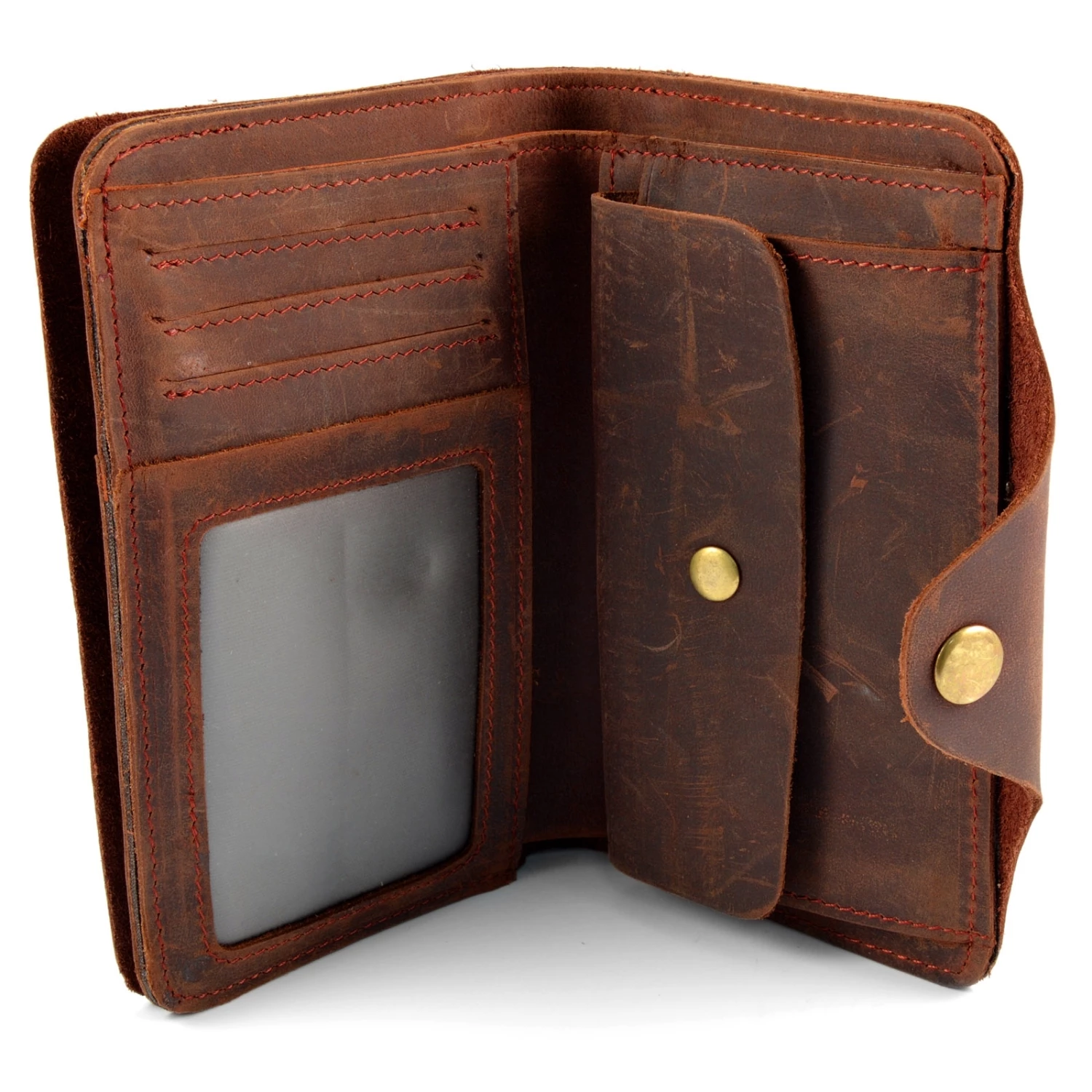Collin Rowe Brown Leather Bifold Wallet 2 Collin Rowe Brown Leather Bifold Wallet - Image 2