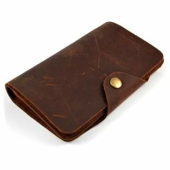 Collin Rowe Brown Leather Bifold Wallet 8 Collin Rowe Brown Leather Bifold Wallet -MEN WALLETS store 7503 03