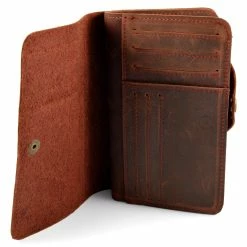 Collin Rowe Brown Leather Bifold Wallet 9 Collin Rowe Brown Leather Bifold Wallet -MEN WALLETS store 7503 04