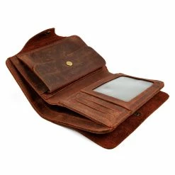 Collin Rowe Brown Leather Bifold Wallet 10 Collin Rowe Brown Leather Bifold Wallet -MEN WALLETS store 7503 05