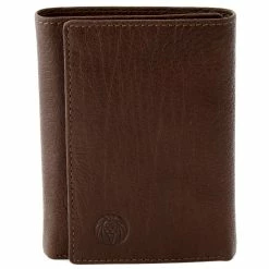 Lucleon California | Brown Trifold Leather Wallet -MEN WALLETS store 8 1 9 1 198