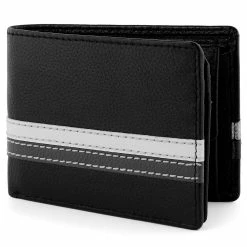 Lucleon Black Leather RFID Wallet