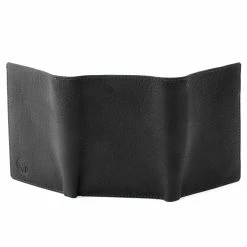 Lucleon California | Black Trifold Leather Wallet -MEN WALLETS store 8 2 152