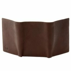 Lucleon California | Brown Trifold Leather Wallet -MEN WALLETS store 8 2 153
