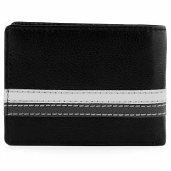 Lucleon Black Leather RFID Wallet -MEN WALLETS store 8 3 1 216