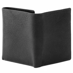 Lucleon California | Black Trifold Leather Wallet -MEN WALLETS store 8 3 1 78