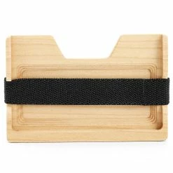 Collin Rowe Simple Maple Wood Card Holder