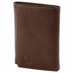 Lucleon California | Brown Trifold Leather Wallet
