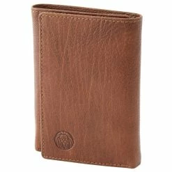 Lucleon California | Tan Trifold Leather Wallet
