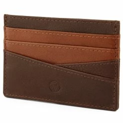 Lucleon Larry | Brown Leather RFID Card Holder