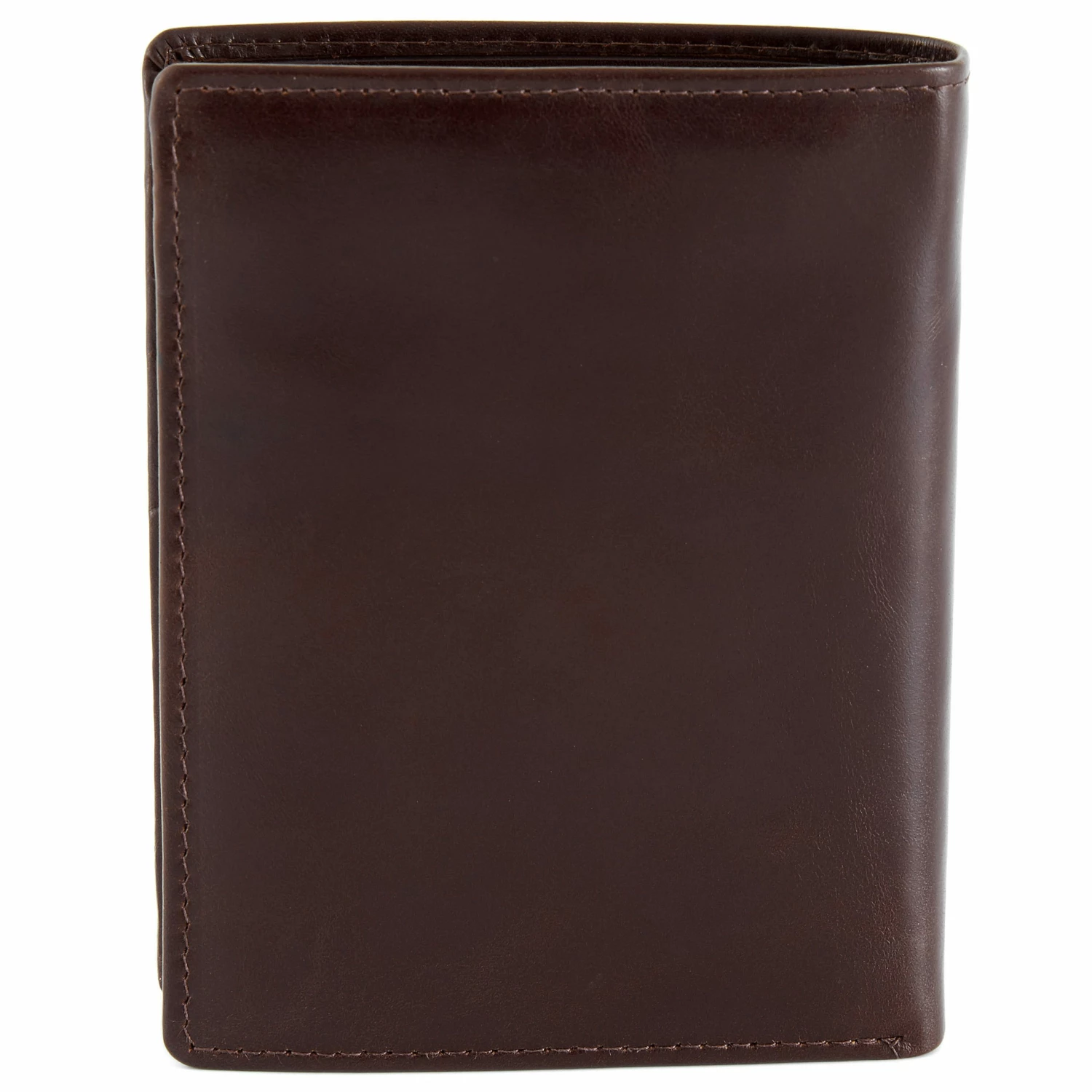 Lucleon Large Dark Brown Leather Wallet 3 Lucleon Large Dark Brown Leather Wallet - Image 3
