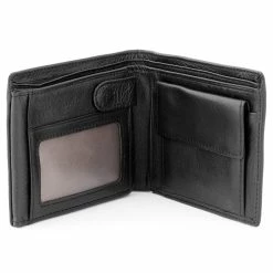 Collin Rowe Secure Black Leather Wallet -MEN WALLETS store 9 3 52 scaled