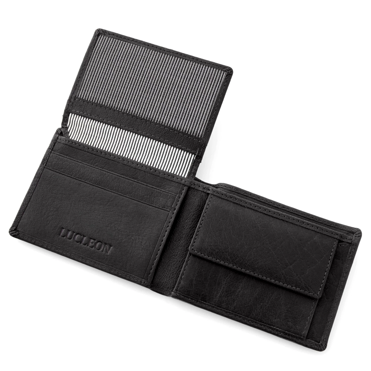 Lucleon California | Simple Black Leather Wallet 2 Lucleon California | Simple Black Leather Wallet - Image 2
