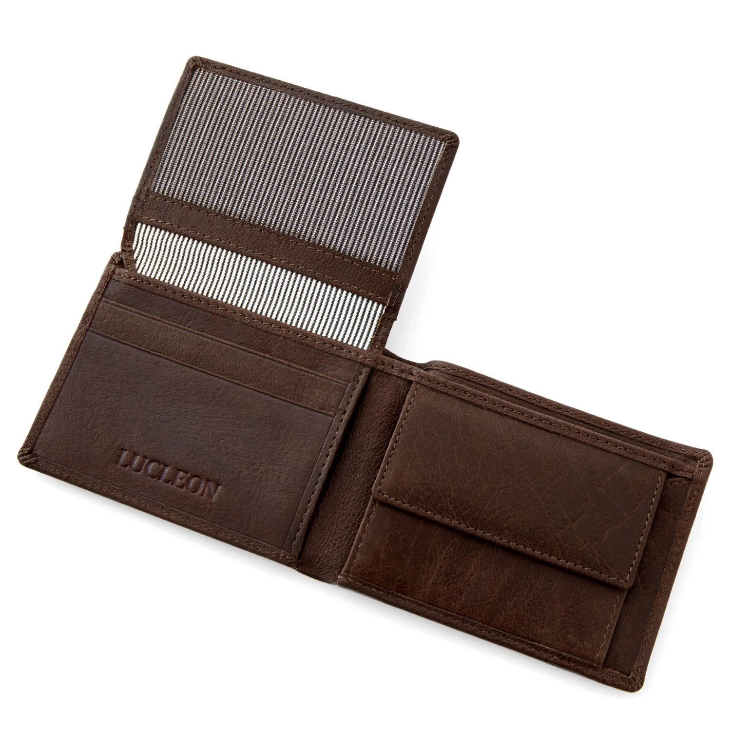 Lucleon California | Simple Brown Leather Wallet 2 Lucleon California | Simple Brown Leather Wallet - Image 2