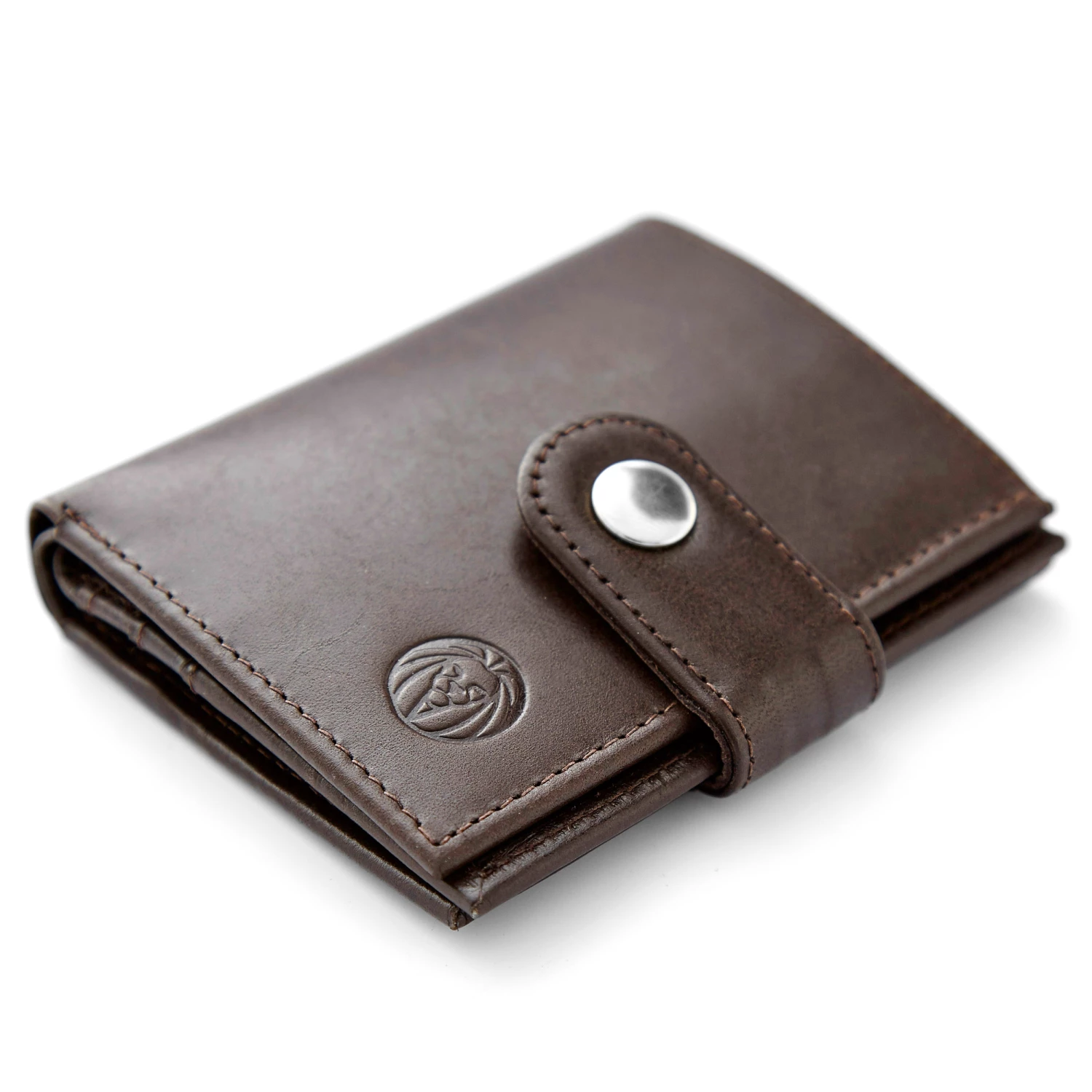 Lucleon Brown Leather Multi Wallet With RFID Blocker 4 Lucleon Brown Leather Multi Wallet With RFID Blocker - Image 4
