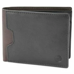 Lucleon Lincoln | Black Leather RFID-Blocking Wallet