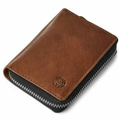 Lucleon Tan Cambodia RFID Leather Card Holder -MEN WALLETS store Pawas wallet 11 6 copy scaled
