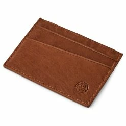 Lucleon Mini Tan RFID Leather Card Holder -MEN WALLETS store Pawas wallet 14 4 copy scaled