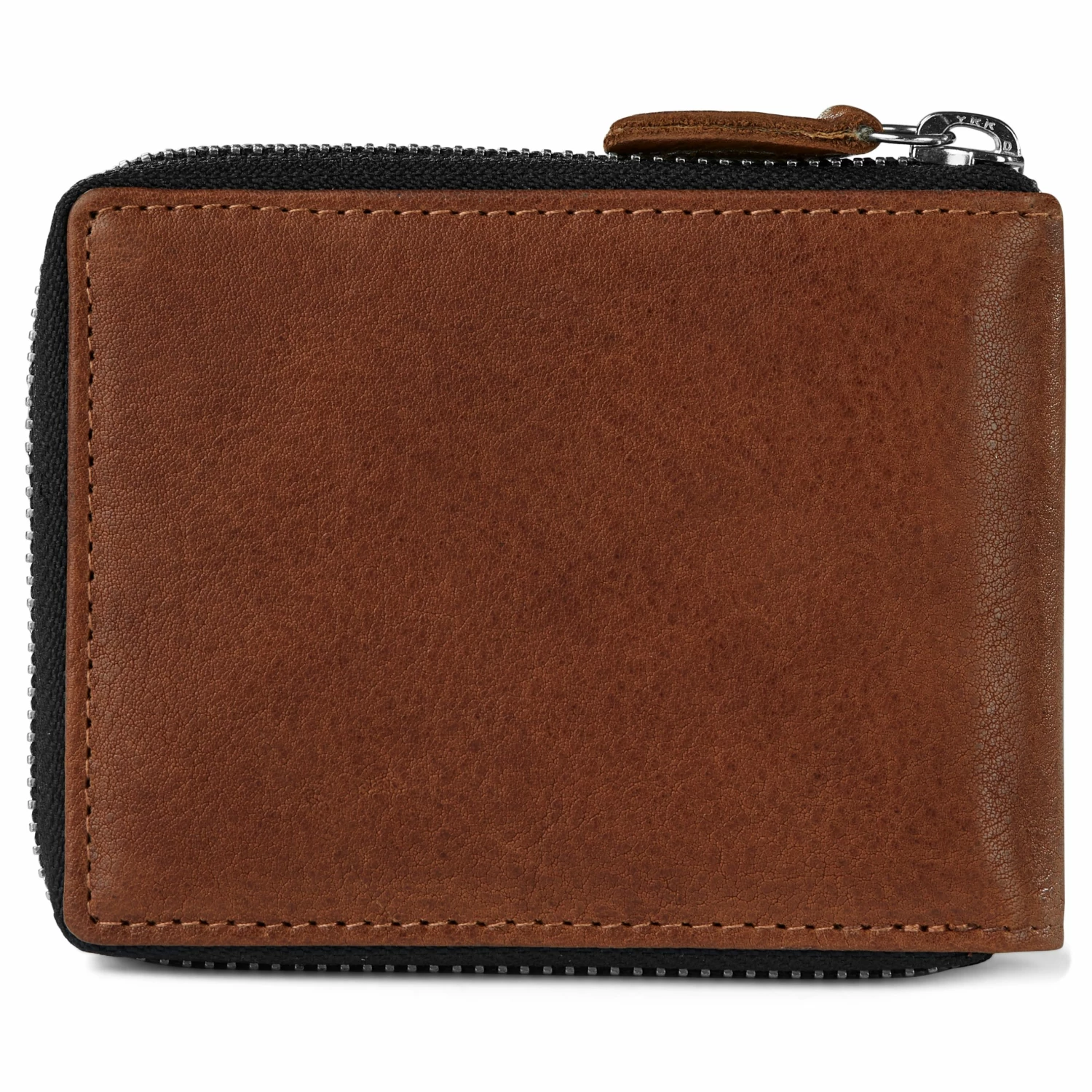 Lucleon Zip-Lined Tan RFID Leather Wallet 5 Lucleon Zip-Lined Tan RFID Leather Wallet - Image 5
