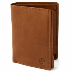 Lucleon Vintage Tan RFID Leather Wallet