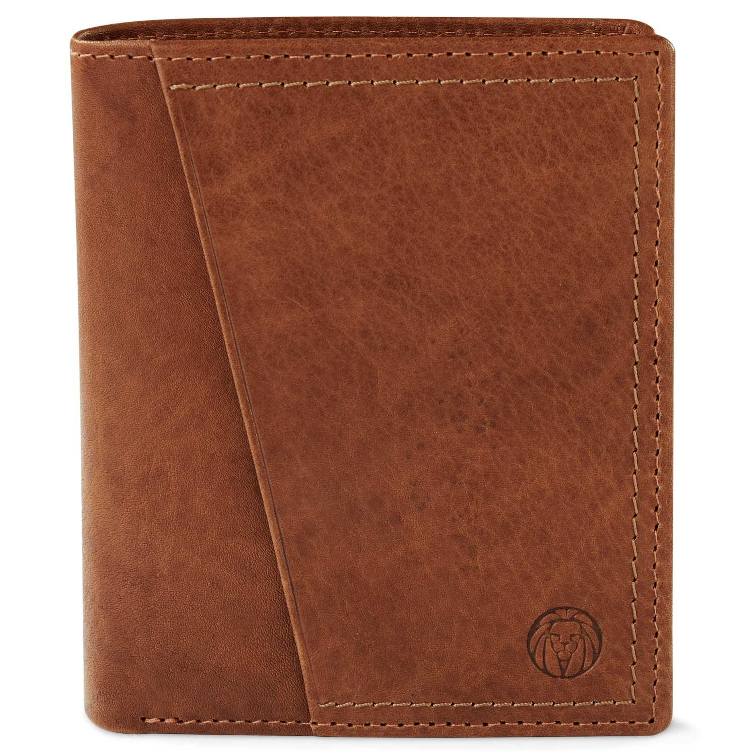 Lucleon Rustic Tan RFID Leather Wallet 4 Lucleon Rustic Tan RFID Leather Wallet - Image 4