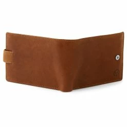Lucleon Tan Ergonomic Leather Wallet -MEN WALLETS store Pawas wallet 5 2 copy scaled