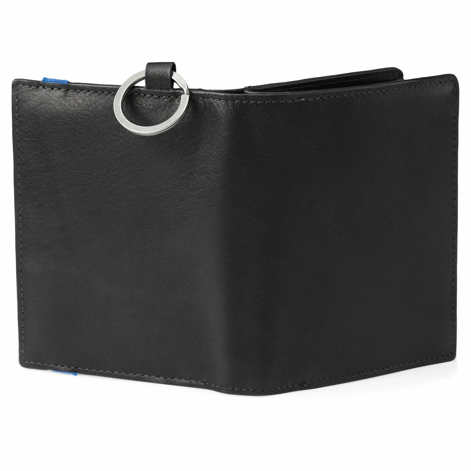 Lucleon Lincoln | Black Leather RFID-Blocking Wallet with Keyring 5 Lucleon Lincoln | Black Leather RFID-Blocking Wallet with Keyring - Image 5