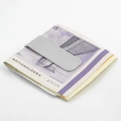 Fort Tempus Wide Stainless Steel Money Clip 5 Fort Tempus Wide Stainless Steel Money Clip -MEN WALLETS store bred stal pengeclip 3