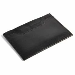 Lucleon Black Leather Card Holder With RFID Blocker 9 Lucleon Black Leather Card Holder With RFID Blocker -MEN WALLETS store bruce black cardholder ca30 2 1