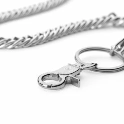 Warren Asher 3 Ring Silver-Tone Wallet Chain -MEN WALLETS store gbh3 scaled