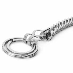 Warren Asher 3 Ring Silver-Tone Wallet Chain -MEN WALLETS store gbh4 scaled