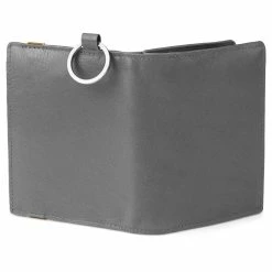 Lucleon Lincoln | Grey Leather RFID-Blocking Wallet with Keyring 11 Lucleon Lincoln | Grey Leather RFID-Blocking Wallet with Keyring -MEN WALLETS store greylonnie5 scaled