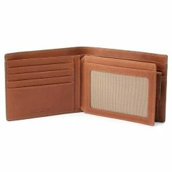 Lucleon Lincoln | Grey & Tan Leather RFID-Blocking Wallet -MEN WALLETS store lindgrey5 scaled