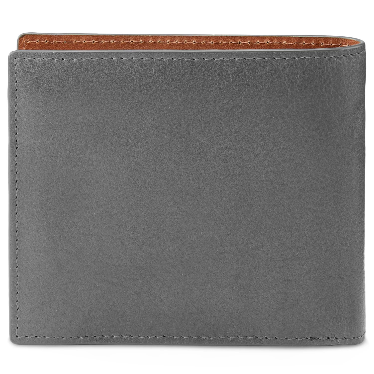 Lucleon Lincoln Grey & Tan Leather RFID-Blocking Wallet & Card Holder 4 Lucleon Lincoln Grey & Tan Leather RFID-Blocking Wallet & Card Holder - Image 4