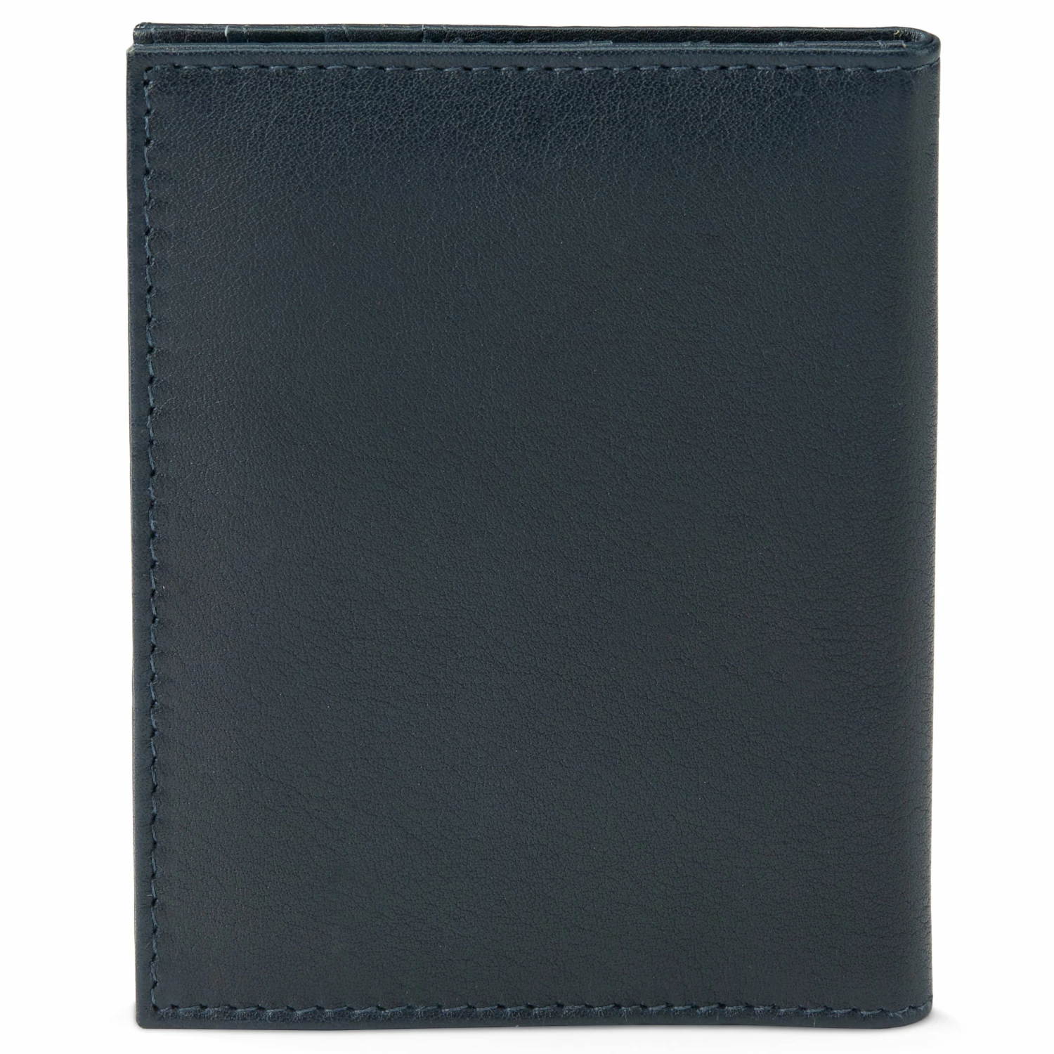 Lucleon Lincoln | Black & Blue Leather RFID-Blocking Card Holder 3 Lucleon Lincoln | Black & Blue Leather RFID-Blocking Card Holder - Image 3