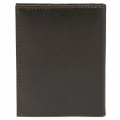 Lucleon Lincoln | Dark-Brown & Tan Leather RFID-Blocking Card Holder -MEN WALLETS store lorenblktan3 scaled