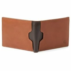 Lucleon Lincoln | Tan Leather RFID-Blocking Wallet -MEN WALLETS store luktan5 scaled