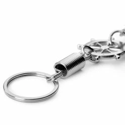 Warren Asher Ship’s Wheel Wallet Chain -MEN WALLETS store ret4 scaled