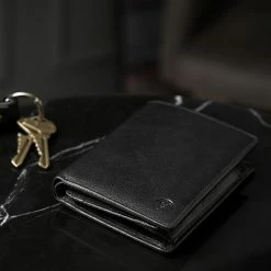 Lucleon California | Black Stand-Up Leather Wallet -MEN WALLETS store rst megashoot wall 1 10547 scaled