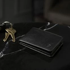 Lucleon California | Small Black Leather Wallet -MEN WALLETS store rst megashoot wall 1 10549 scaled
