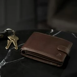 Lucleon California | Brown Ergonomic Leather Wallet -MEN WALLETS store rst megashoot wall 1 10554 1 scaled
