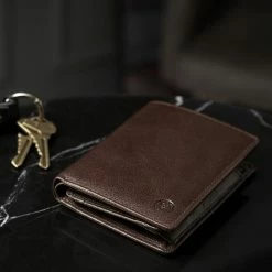 Lucleon California | Brown Stand-up Leather Wallet -MEN WALLETS store rst megashoot wall 1 10558 scaled